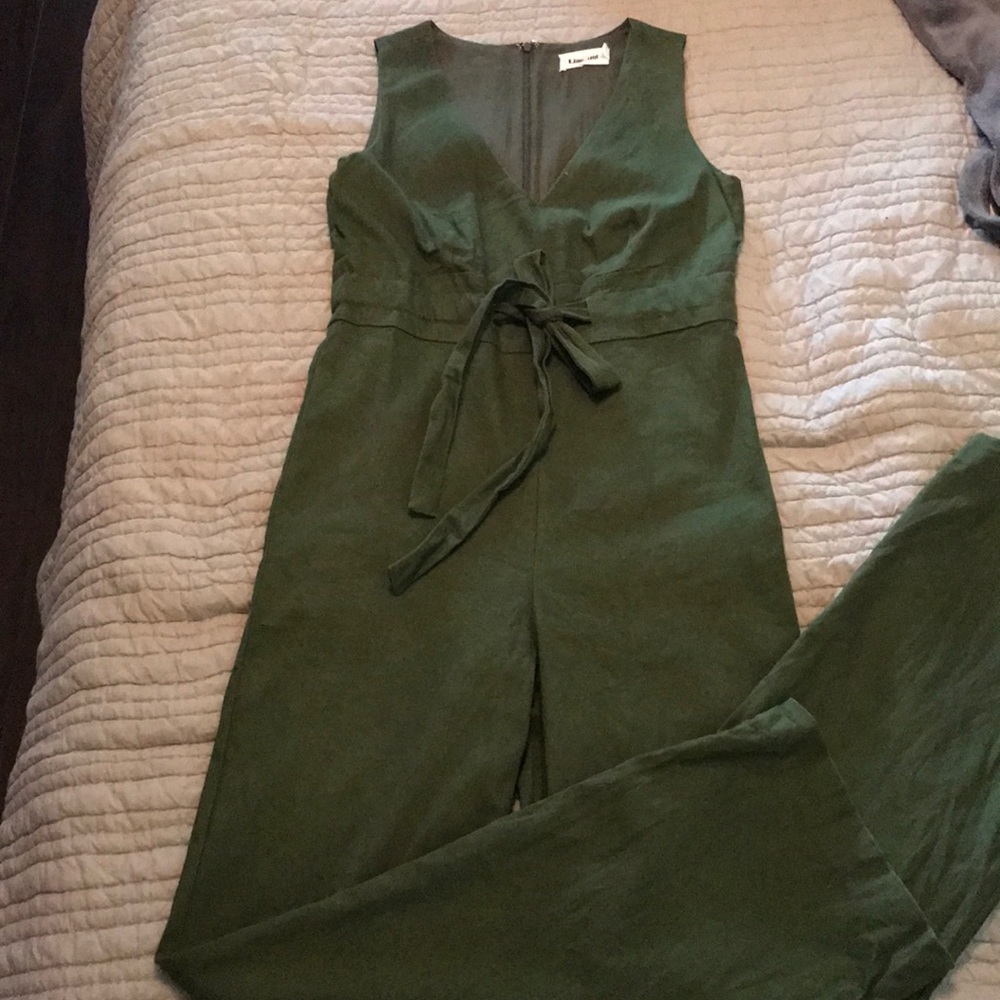 Green jumpsuit
